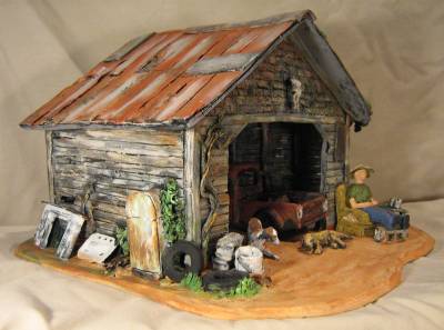 Man\'s World - Clay Junk Shed Replica 3